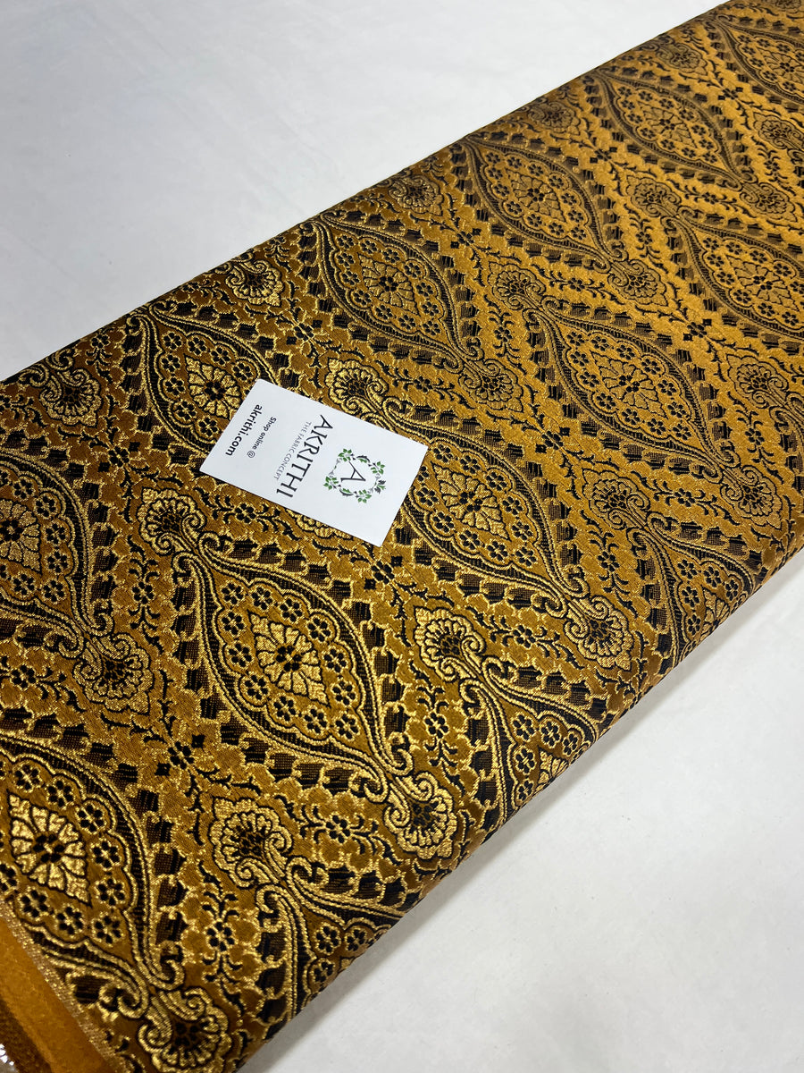 Pure Banarasi brocade fabric