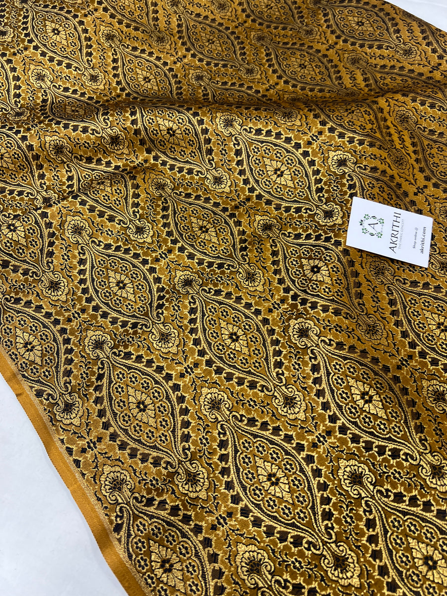 Pure Banarasi brocade fabric