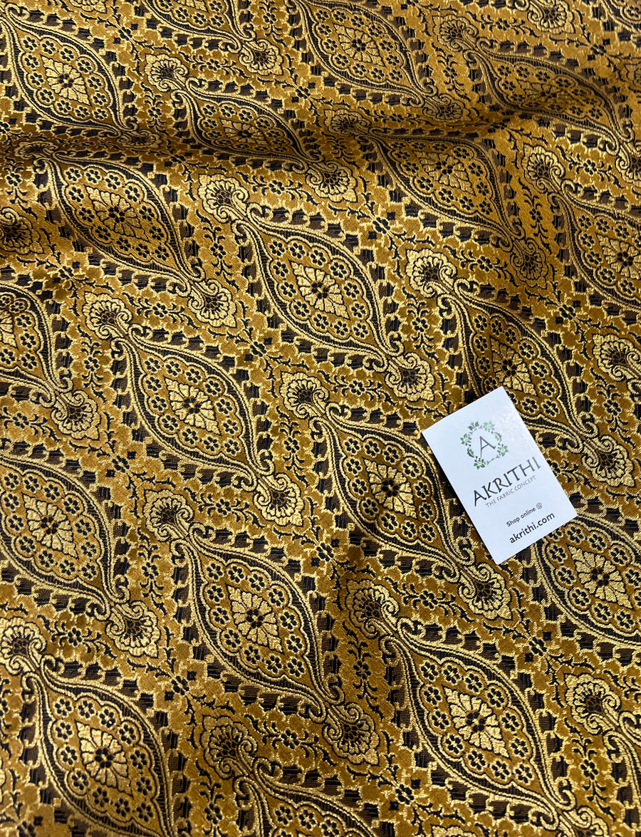 Pure Banarasi brocade fabric