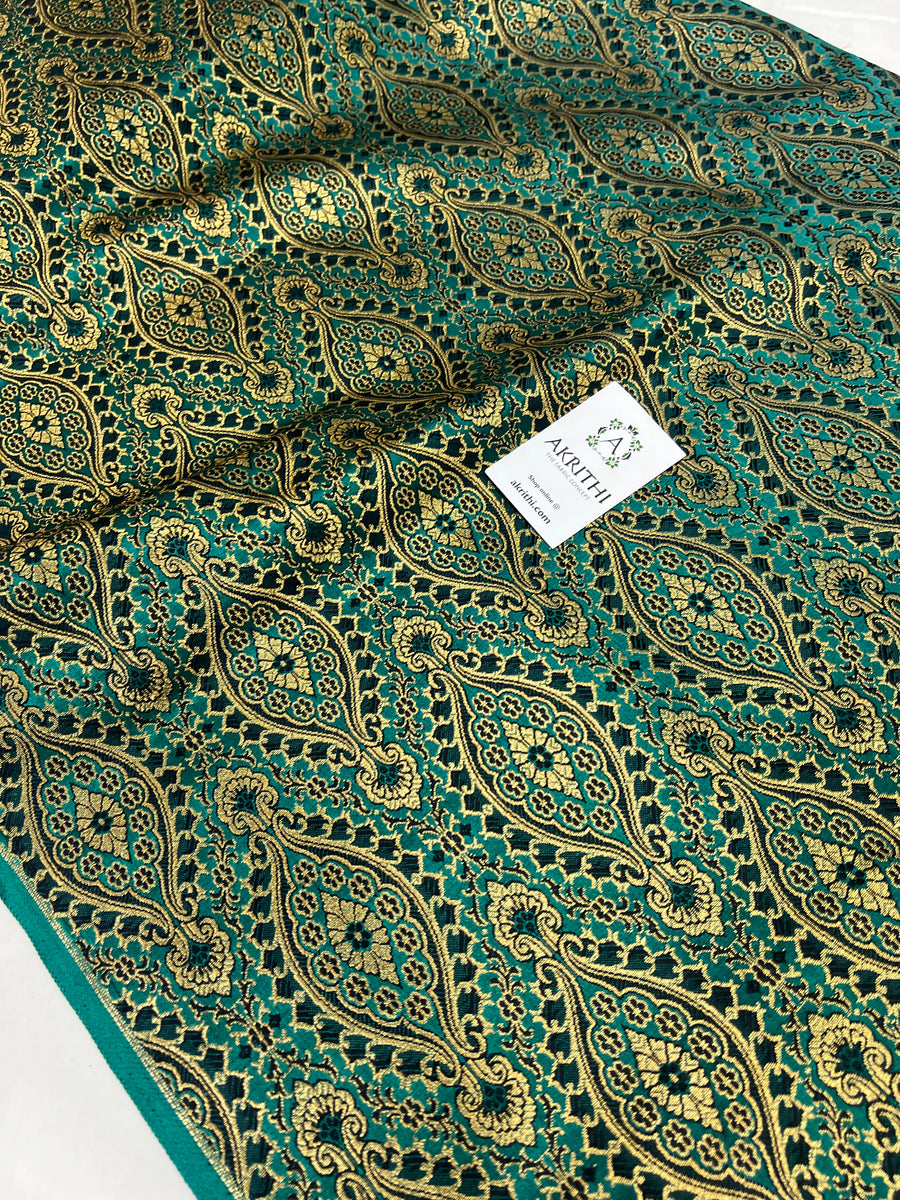 Pure Banarasi brocade fabric