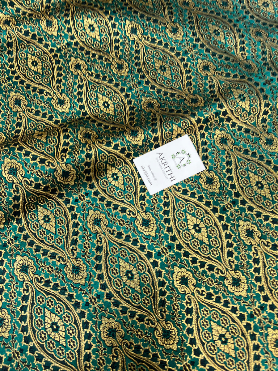 Pure Banarasi brocade fabric