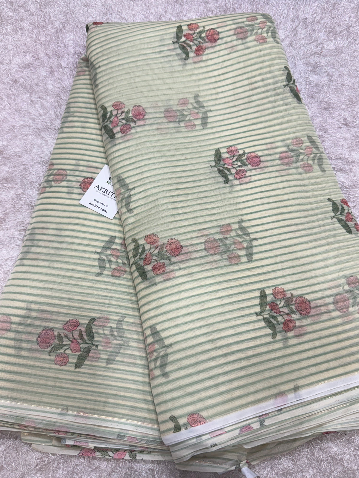 Digital floral Printed organza fabric
