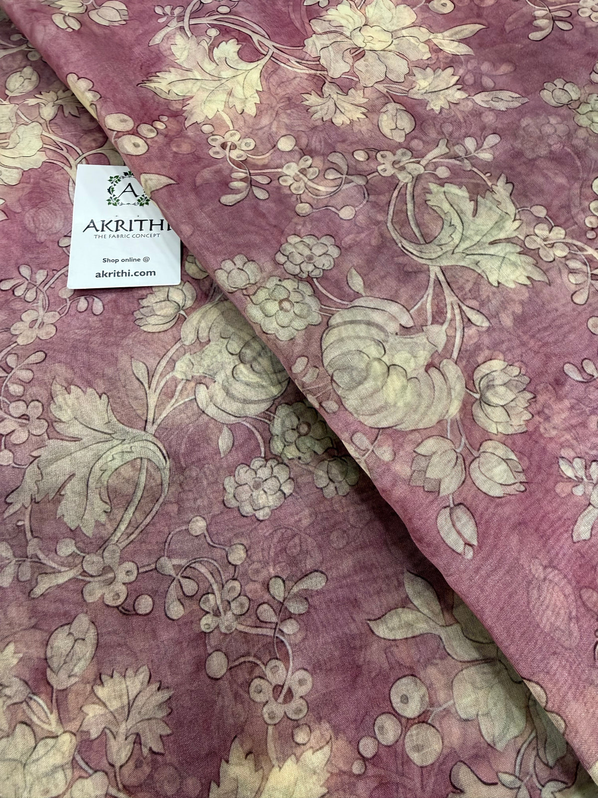 Digital floral Printed organza fabric