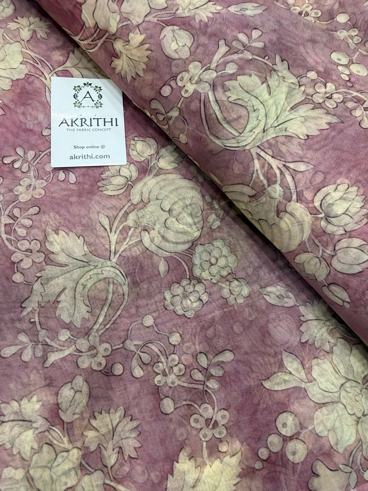 Digital floral Printed organza fabric