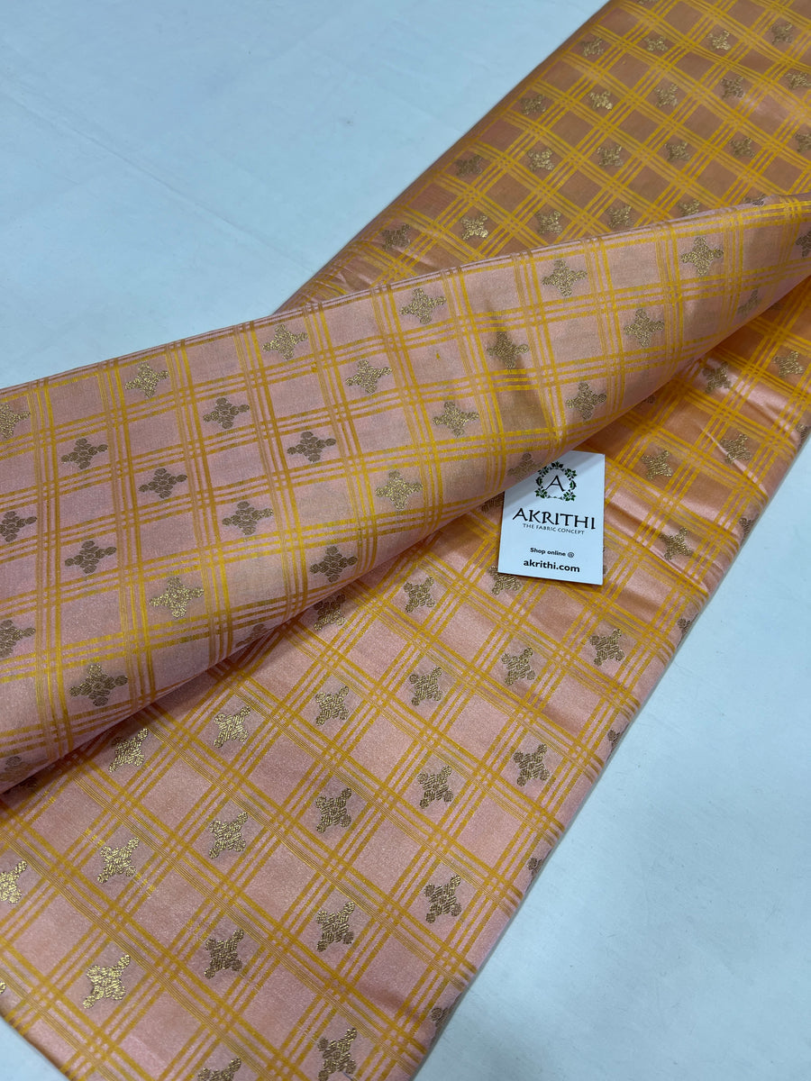 Pure Banarasi brocade fabric