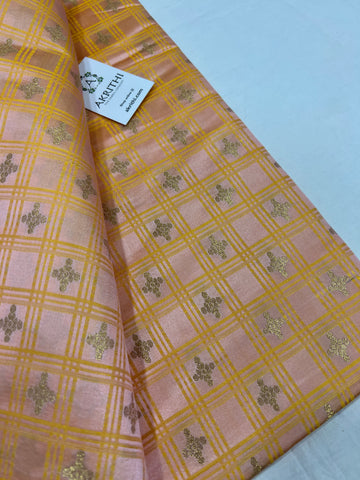 Pure Banarasi brocade fabric