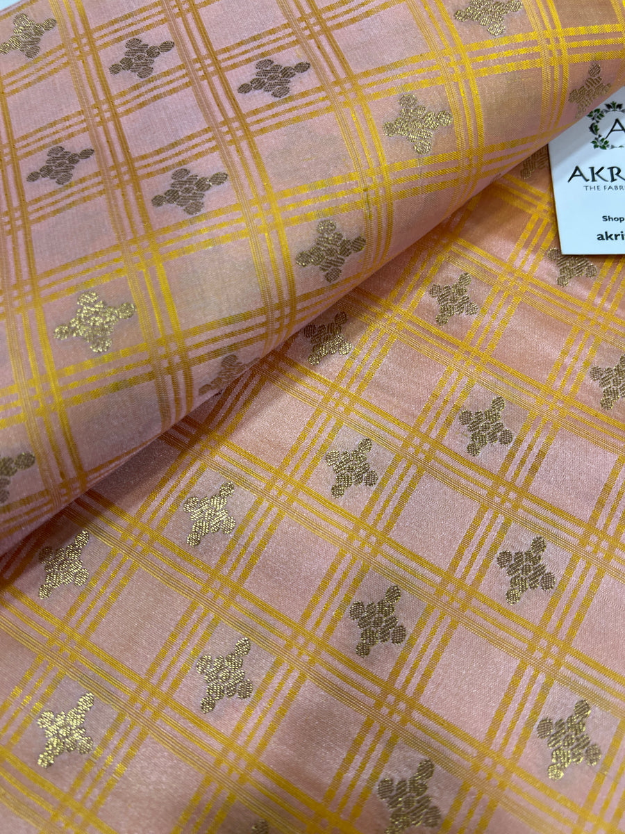 Pure Banarasi brocade fabric