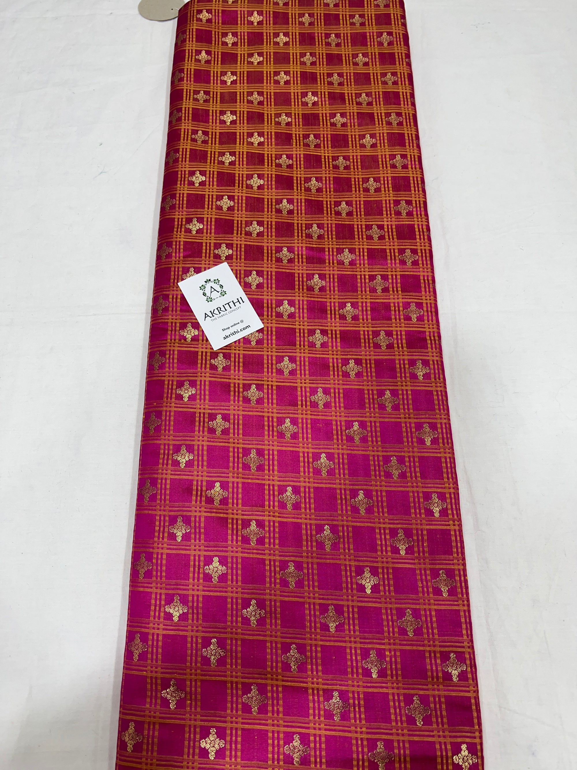 Pure Banarasi brocade fabric