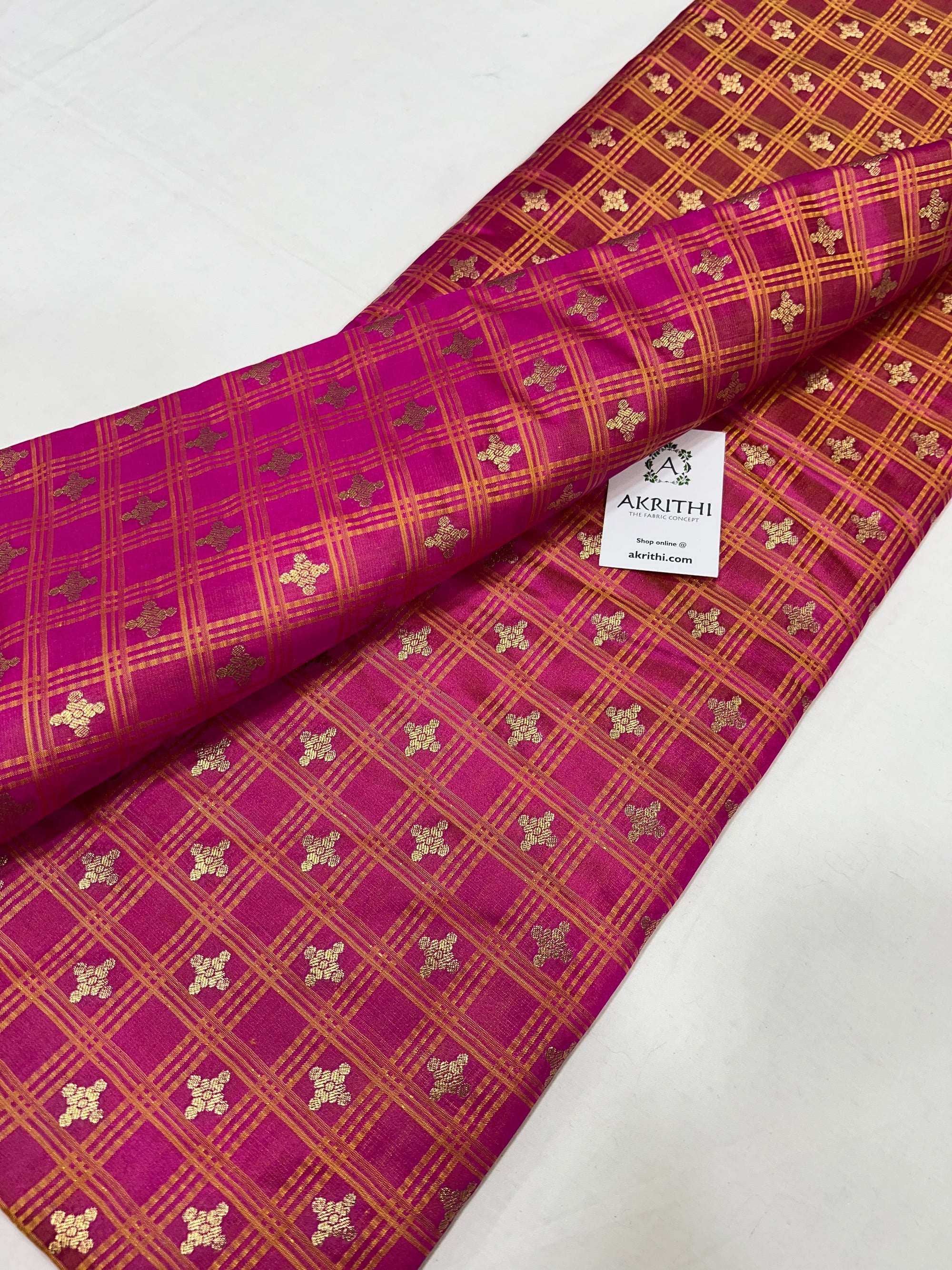 Pure Banarasi brocade fabric