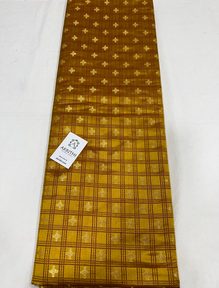 Pure Banarasi brocade fabric