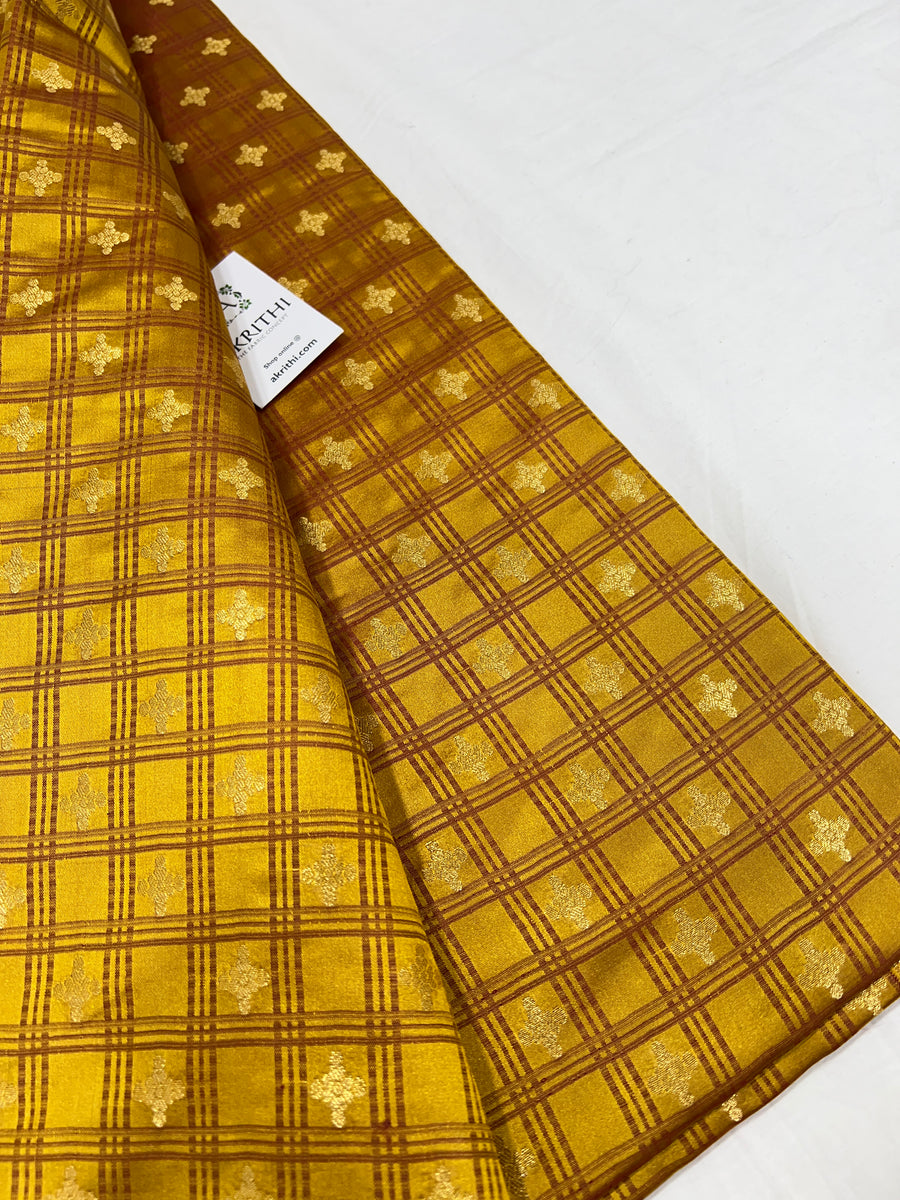 Pure Banarasi brocade fabric