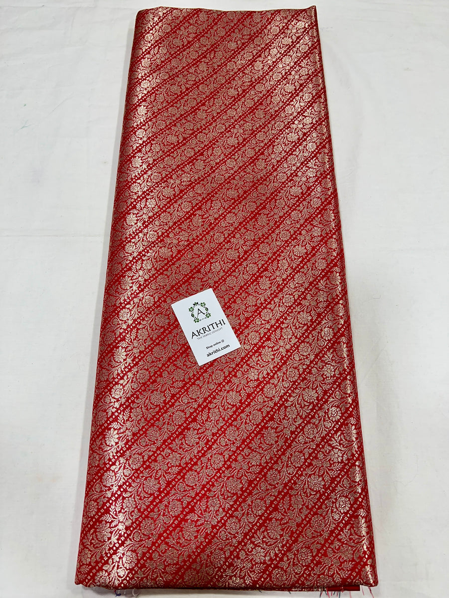 Pure Banarasi brocade fabric