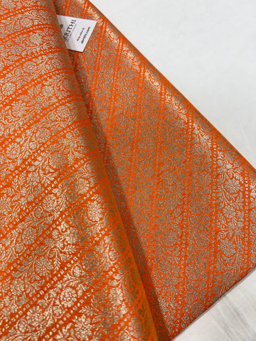 Pure Banarasi brocade fabric