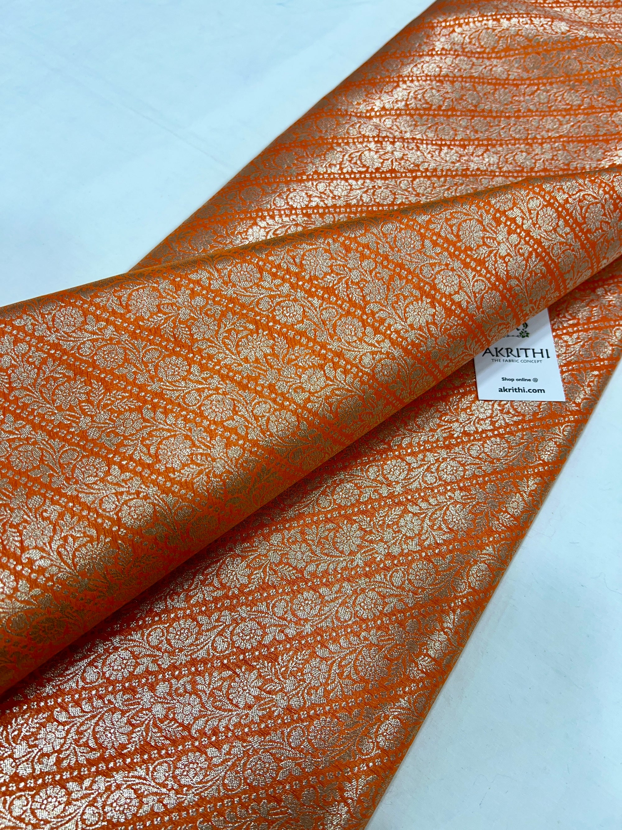 Pure Banarasi brocade fabric