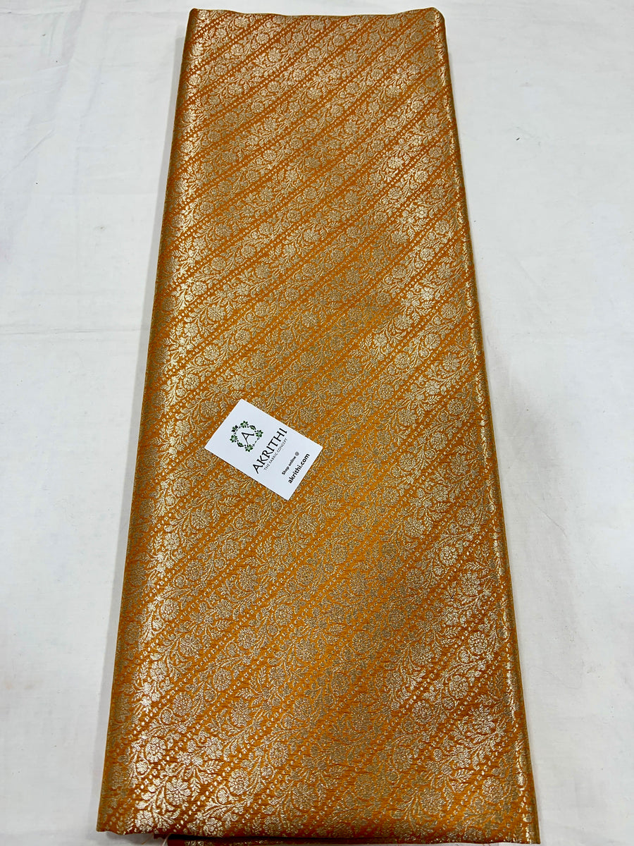 Pure Banarasi brocade fabric