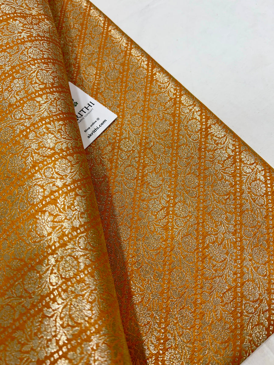 Pure Banarasi brocade fabric