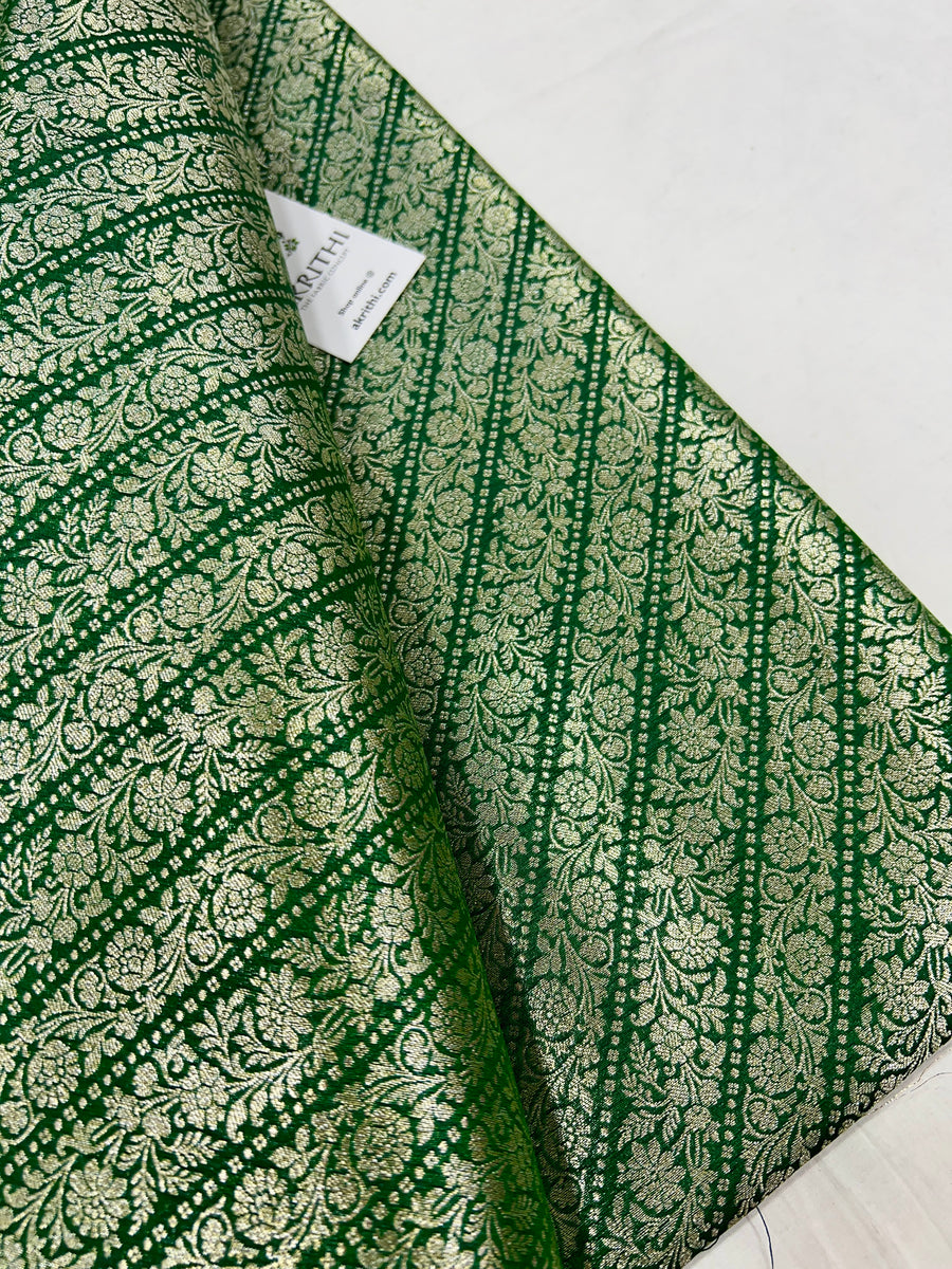 Pure Banarasi brocade fabric