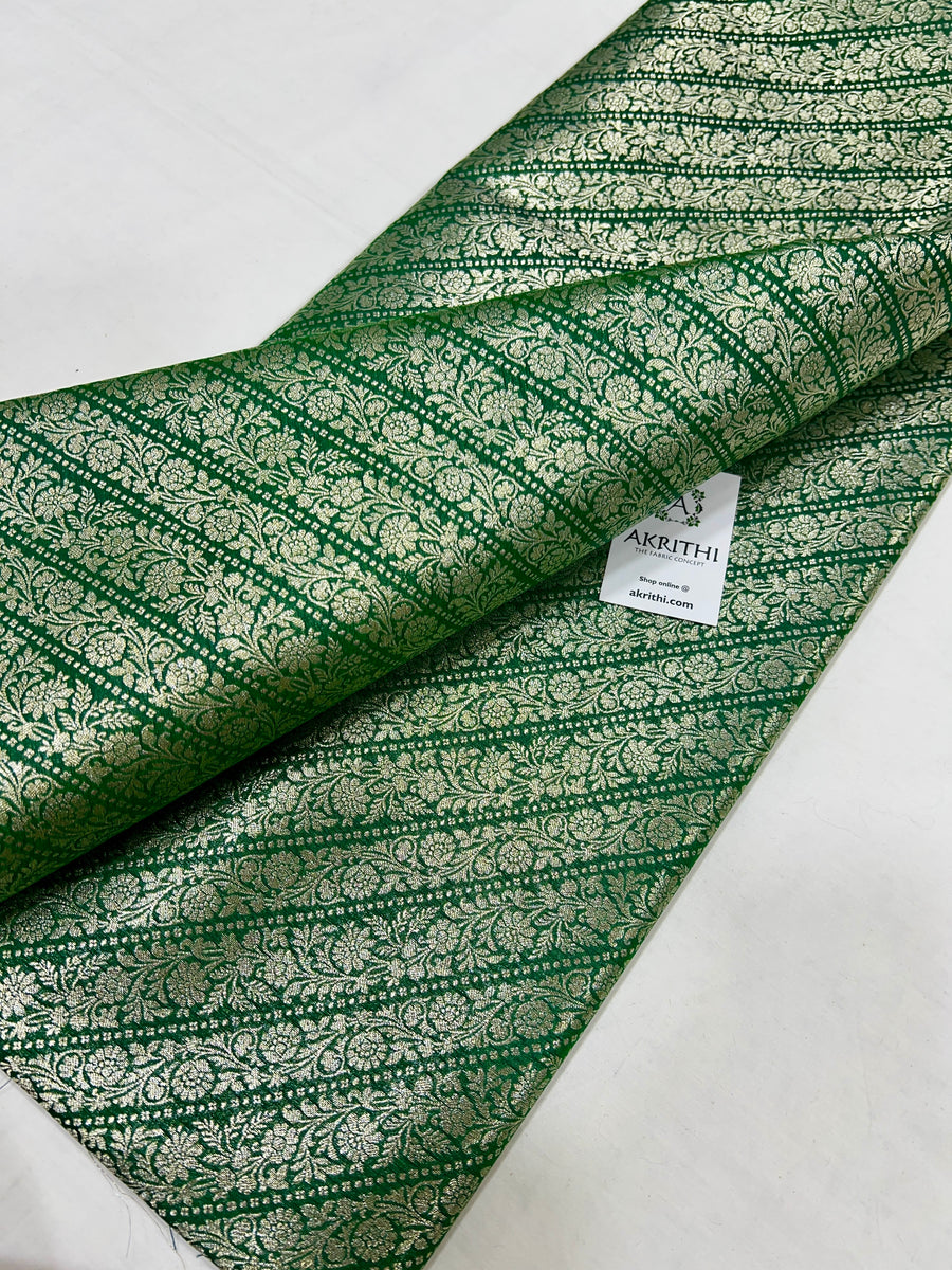 Pure Banarasi brocade fabric