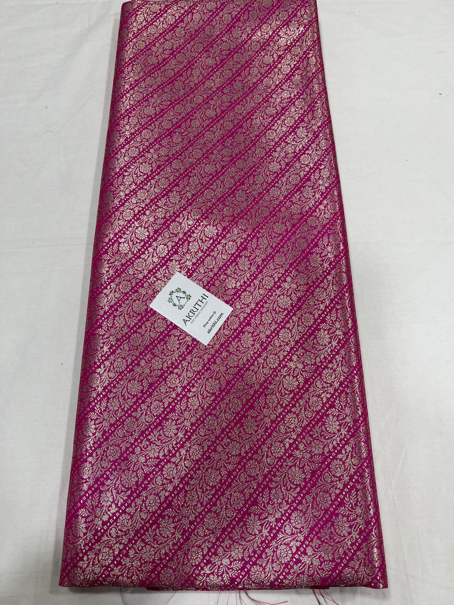 Pure Banarasi brocade fabric