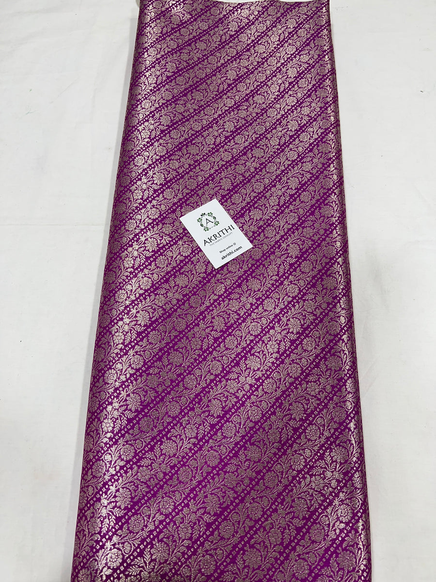 Pure Banarasi brocade fabric