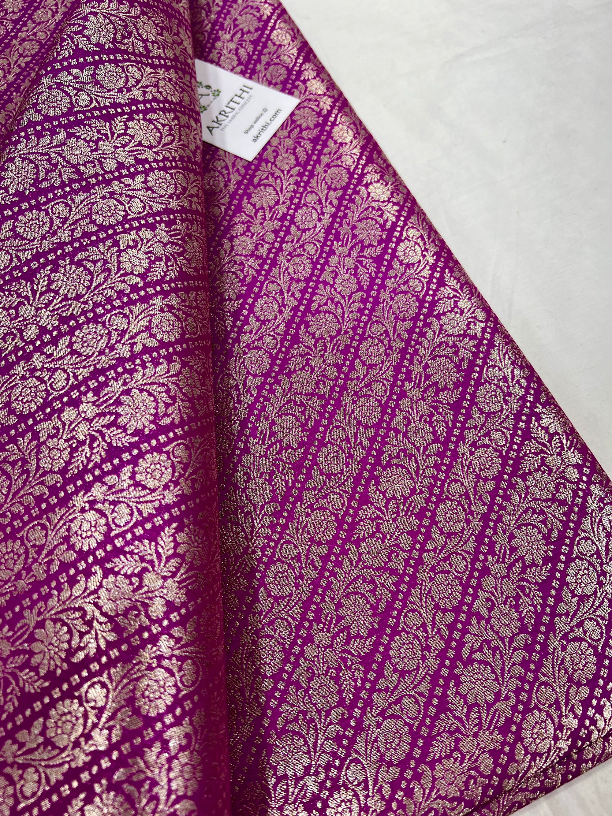 Pure Banarasi brocade fabric