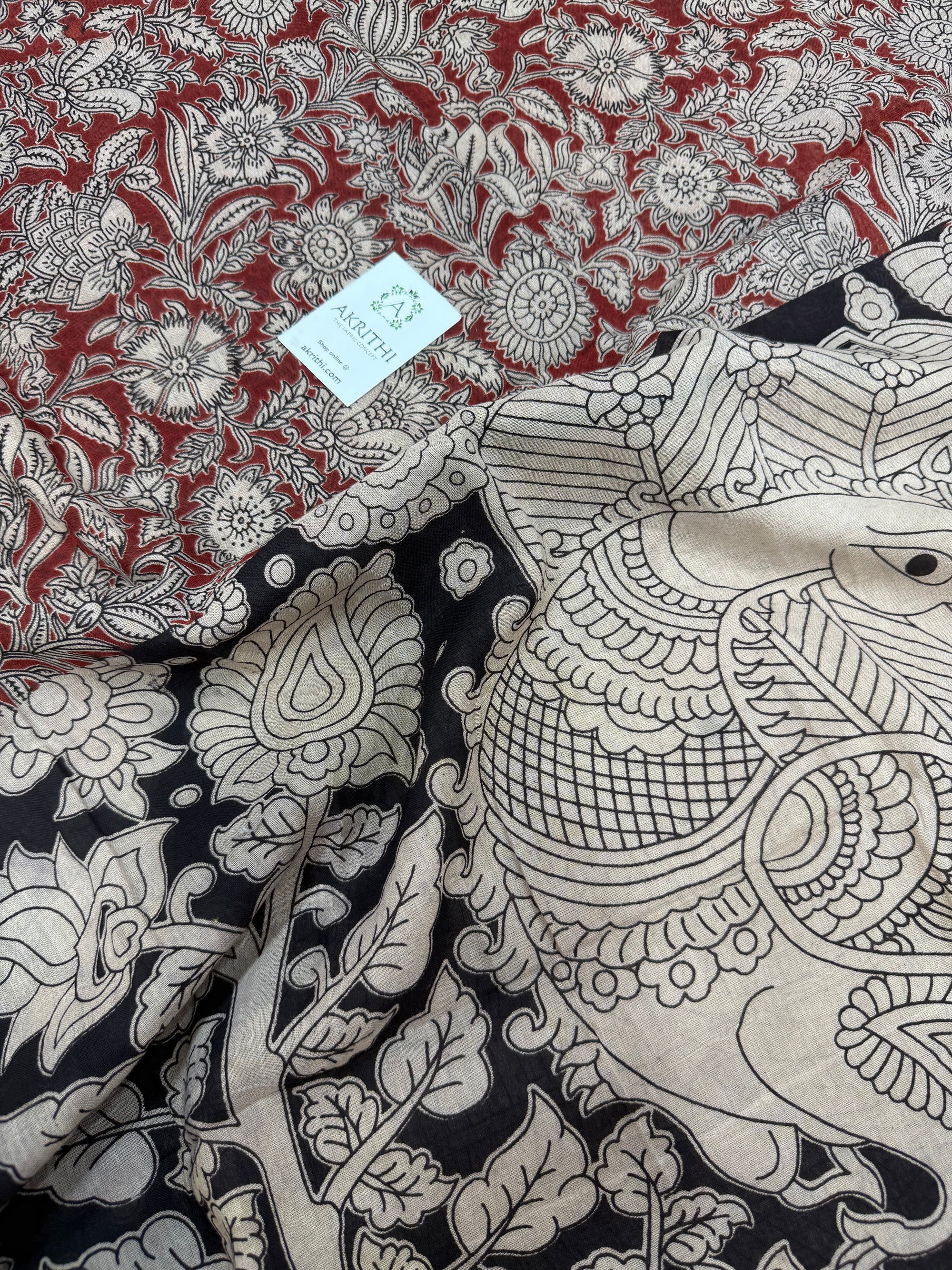 Kalamkari cotton dupatta