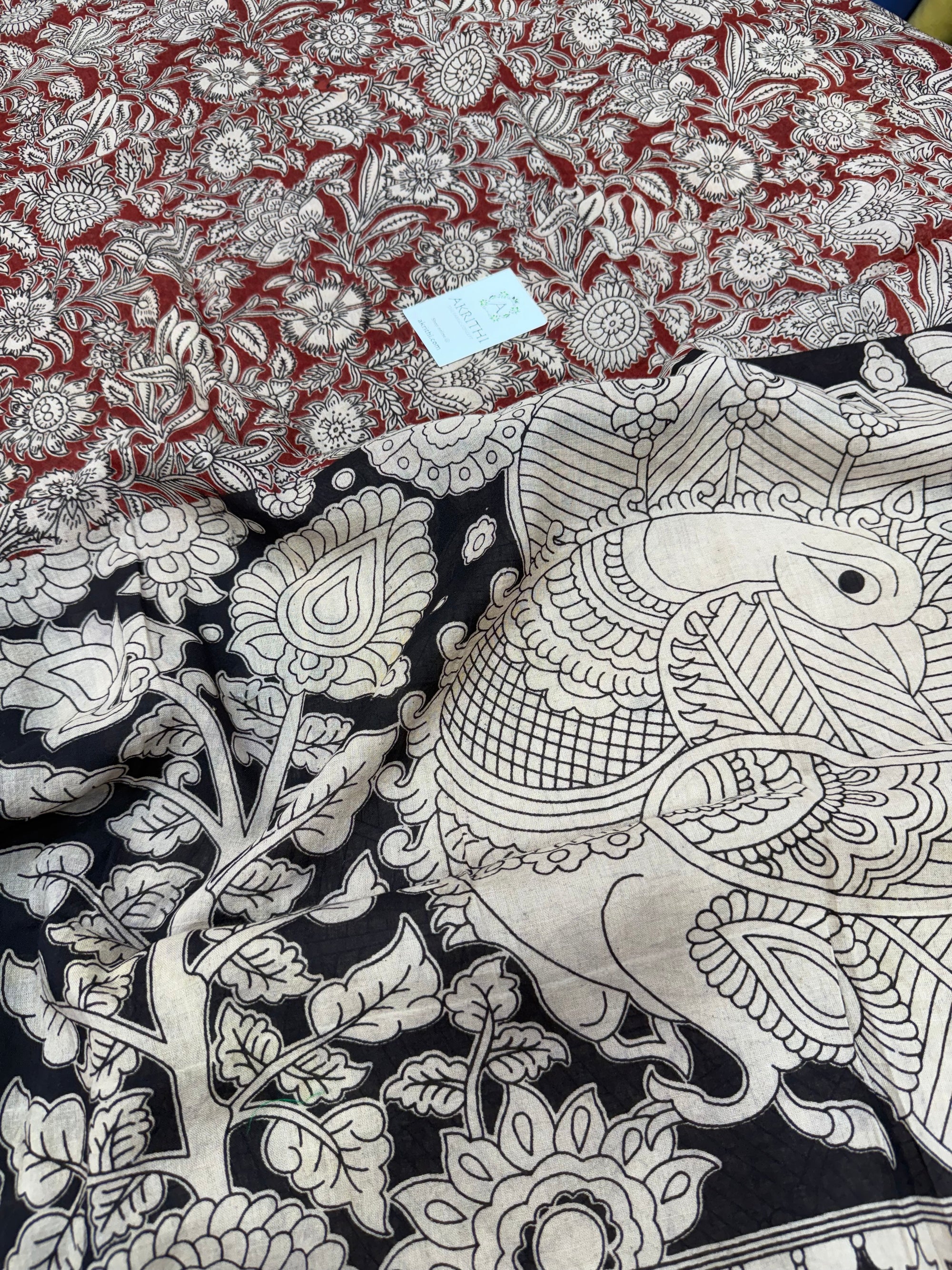 Kalamkari cotton dupatta