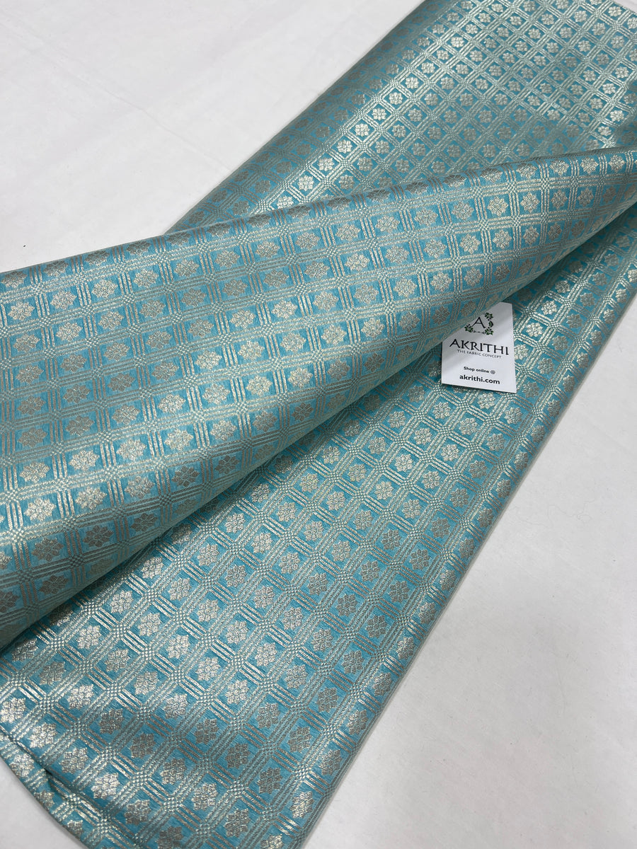 Pure Banarasi brocade fabric