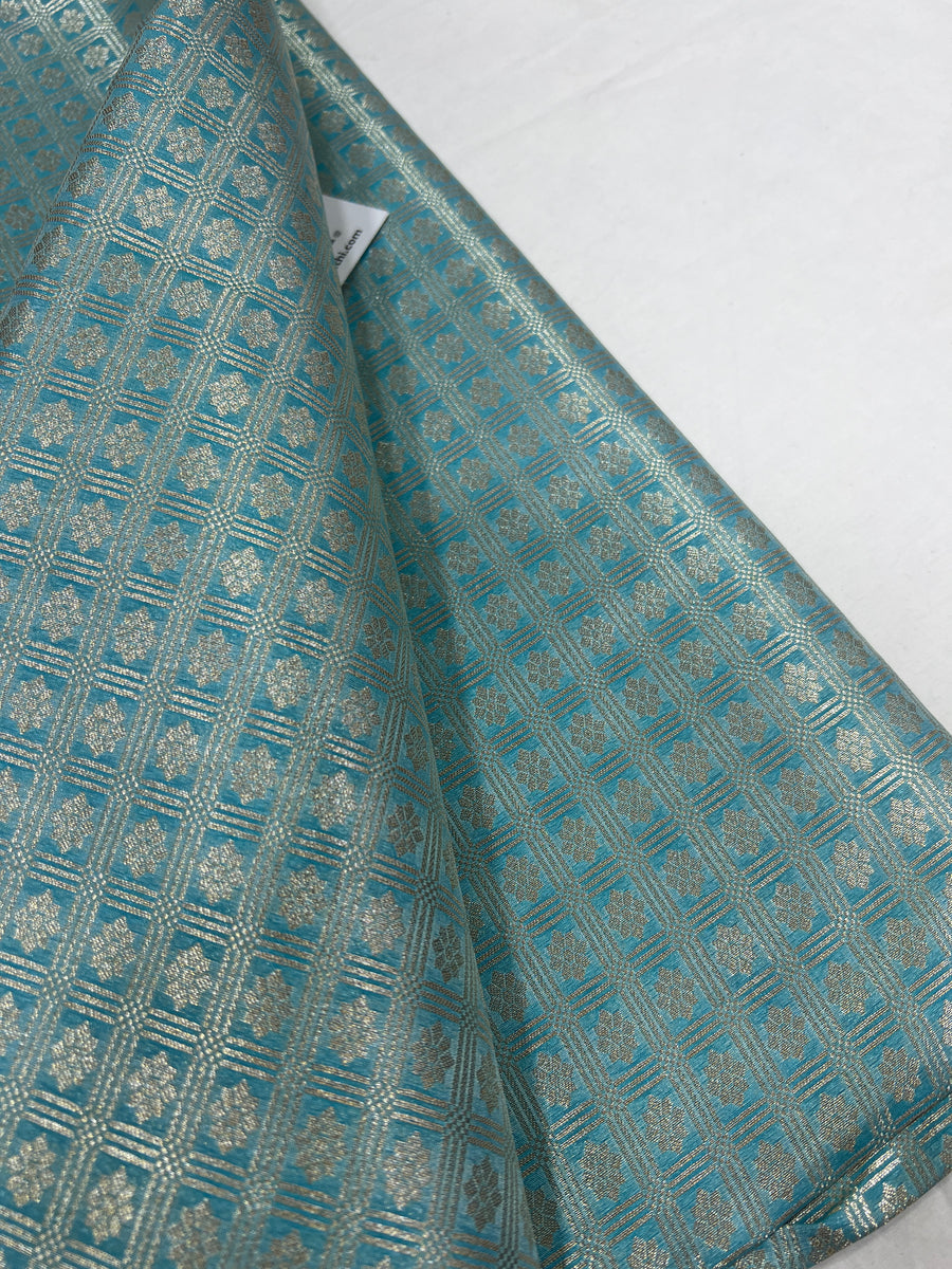 Pure Banarasi brocade fabric