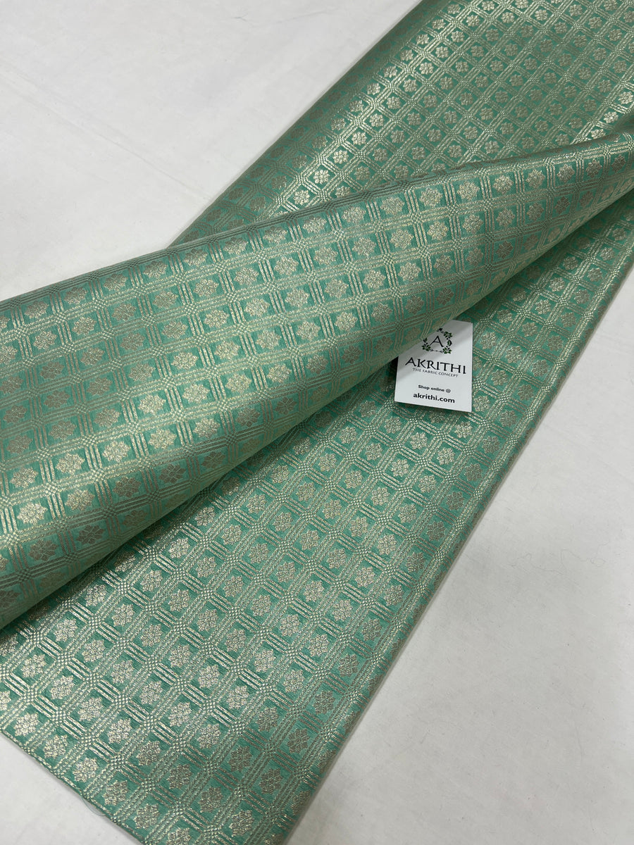 Pure Banarasi brocade fabric