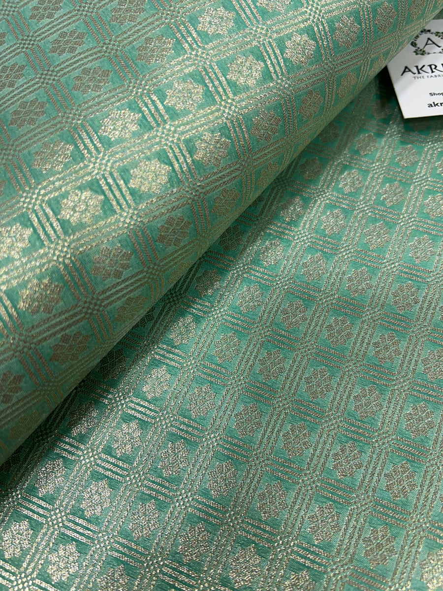 Pure Banarasi brocade fabric