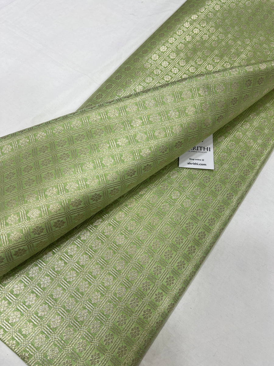 Pure Banarasi brocade fabric