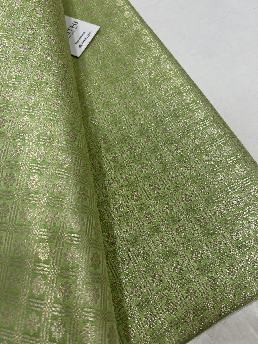 Pure Banarasi brocade fabric