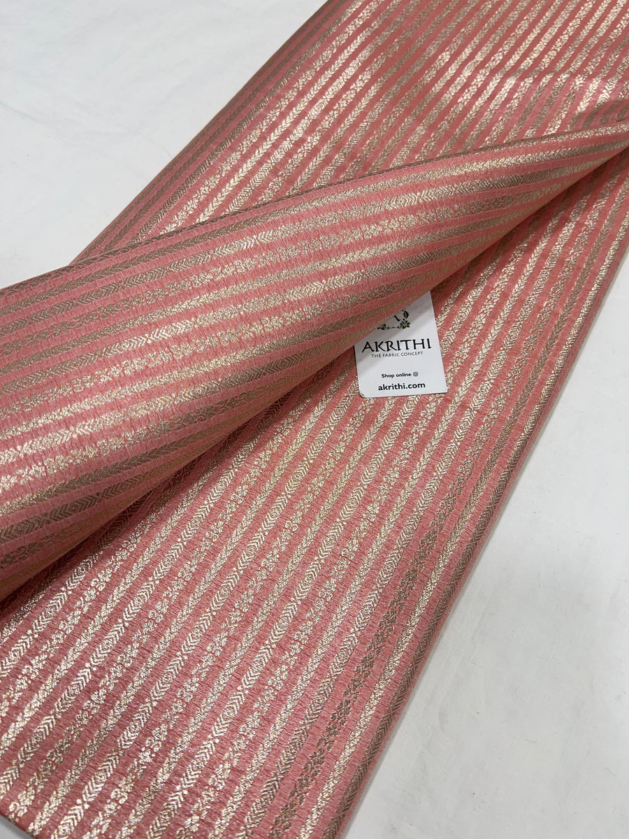 Pure Banarasi brocade fabric