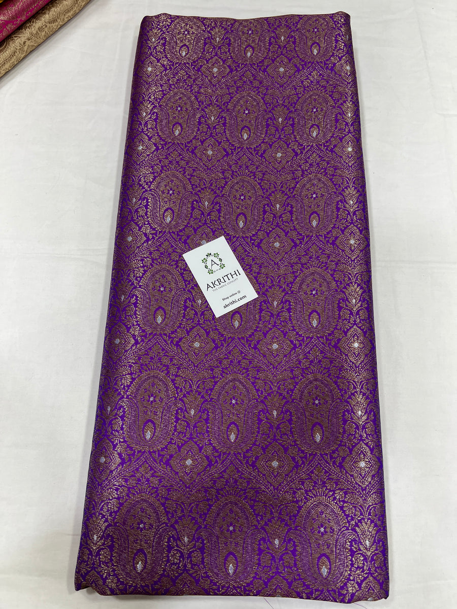 Pure Banarasi brocade fabric