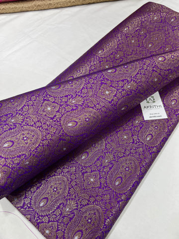 Pure Banarasi brocade fabric