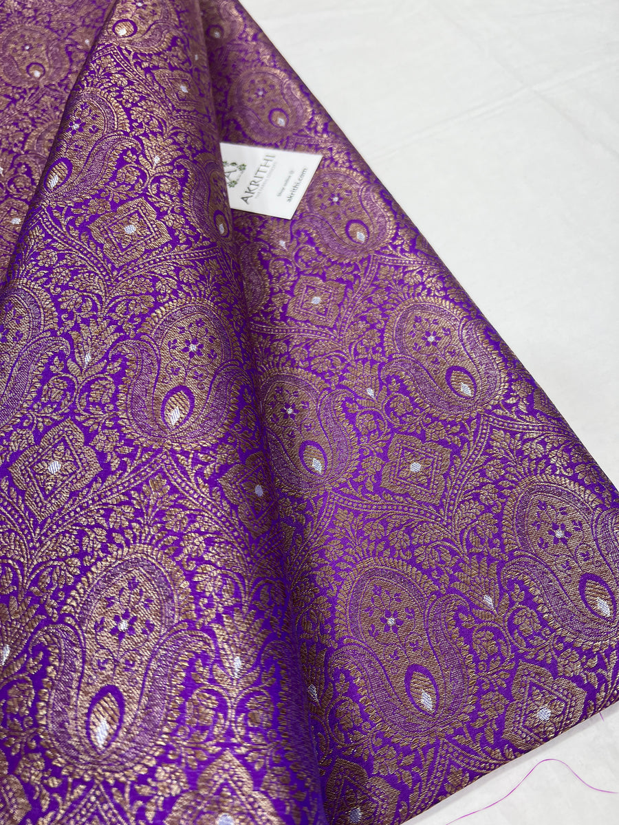 Pure Banarasi brocade fabric