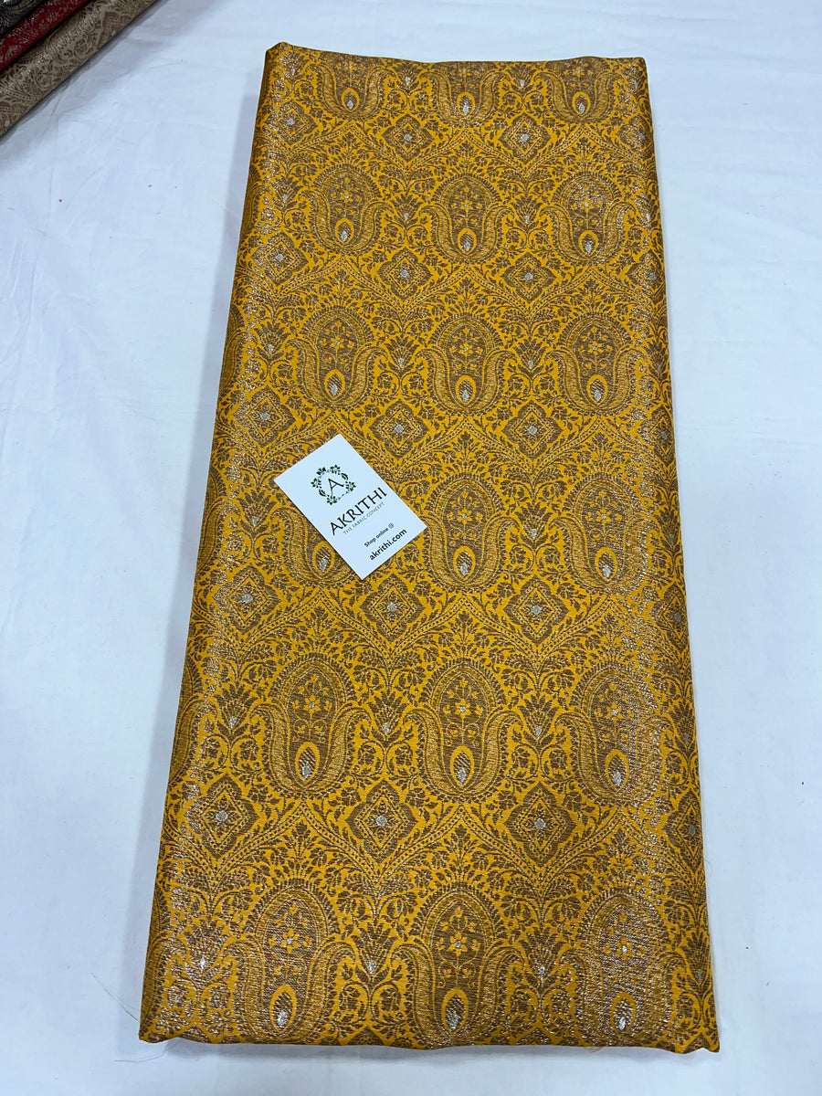 Pure Banarasi brocade fabric