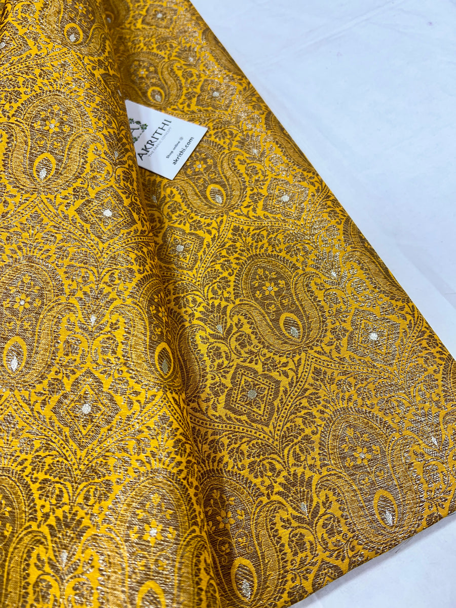 Pure Banarasi brocade fabric