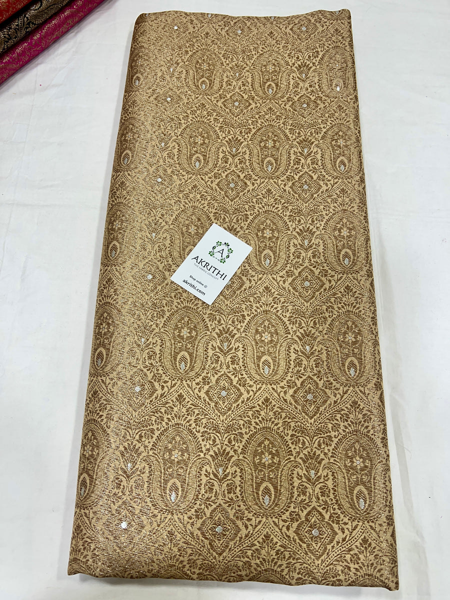 Pure Banarasi brocade fabric