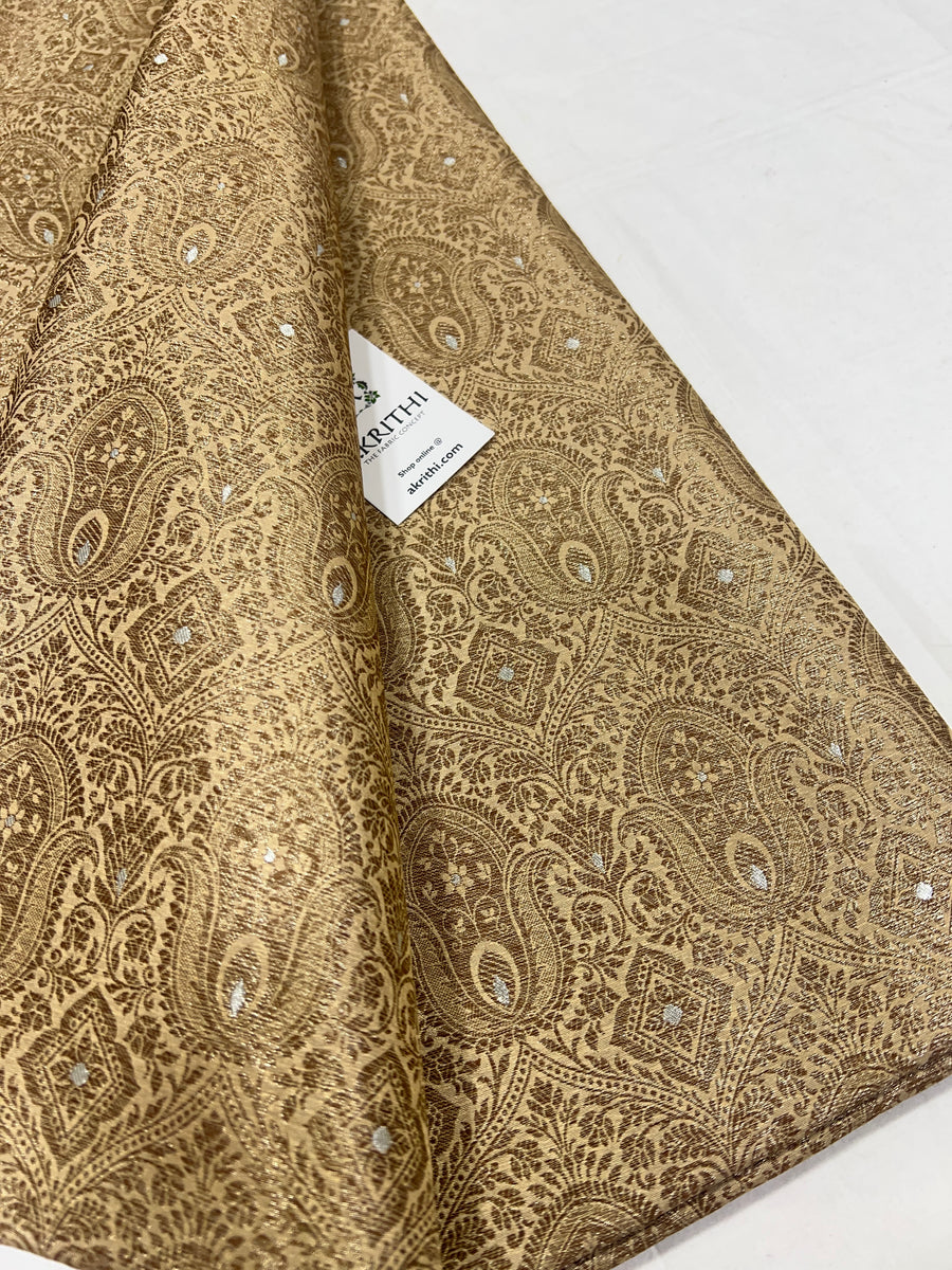 Pure Banarasi brocade fabric