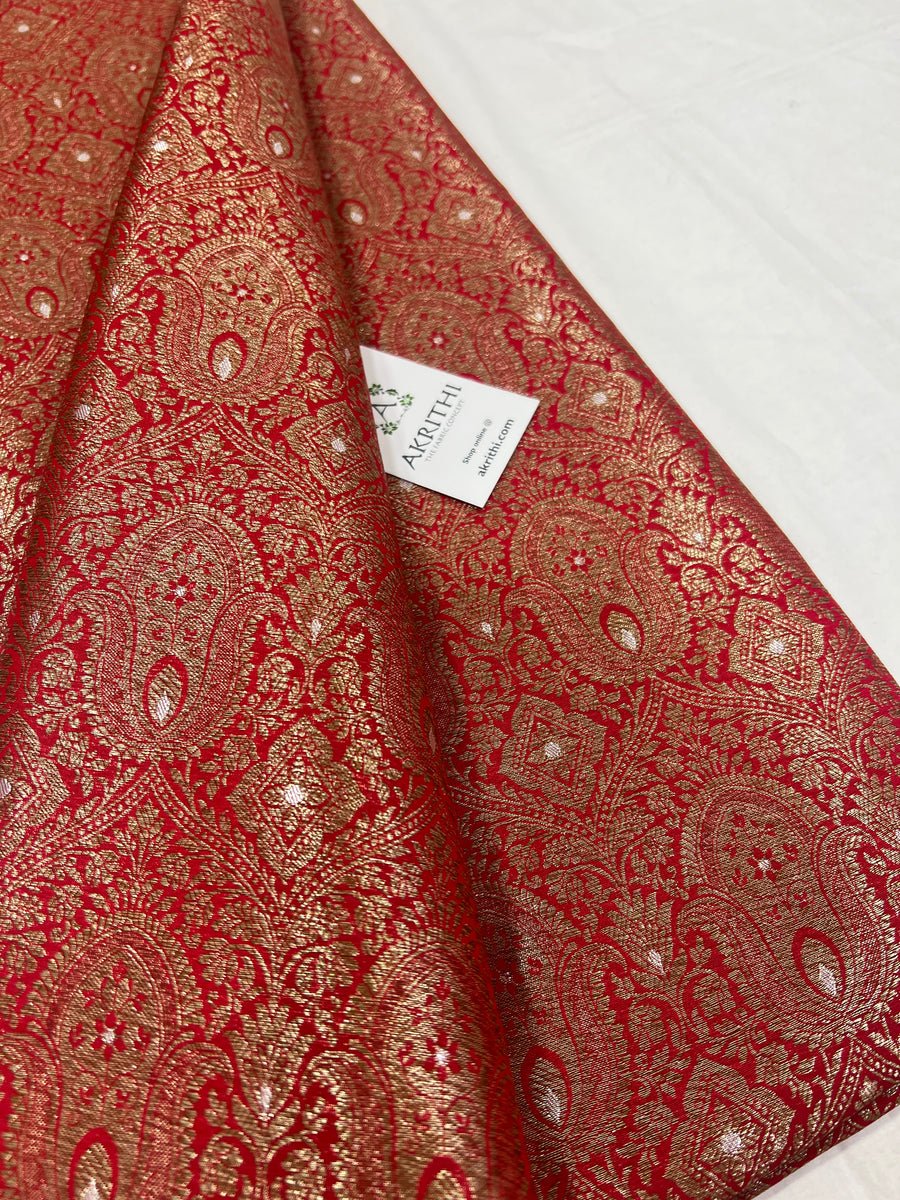 Pure Banarasi brocade fabric