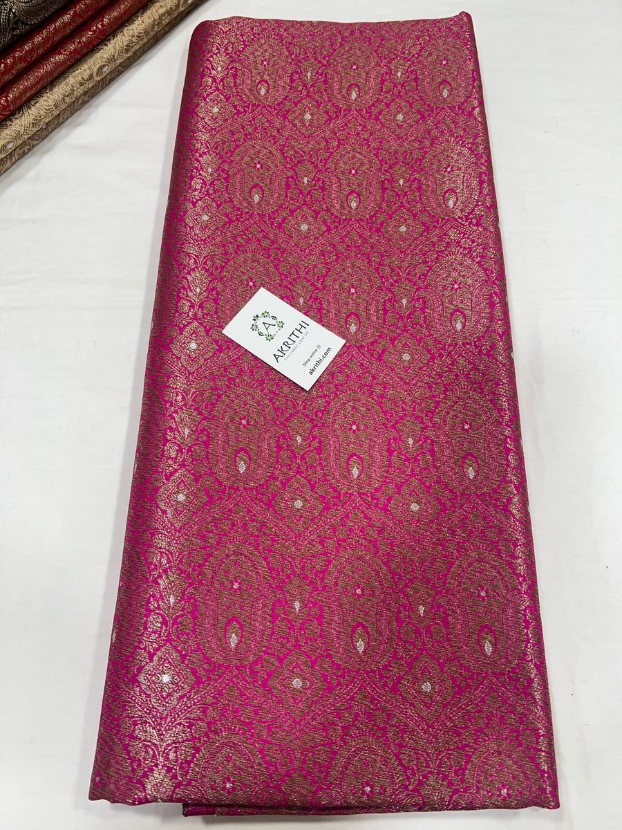 Pure Banarasi brocade fabric