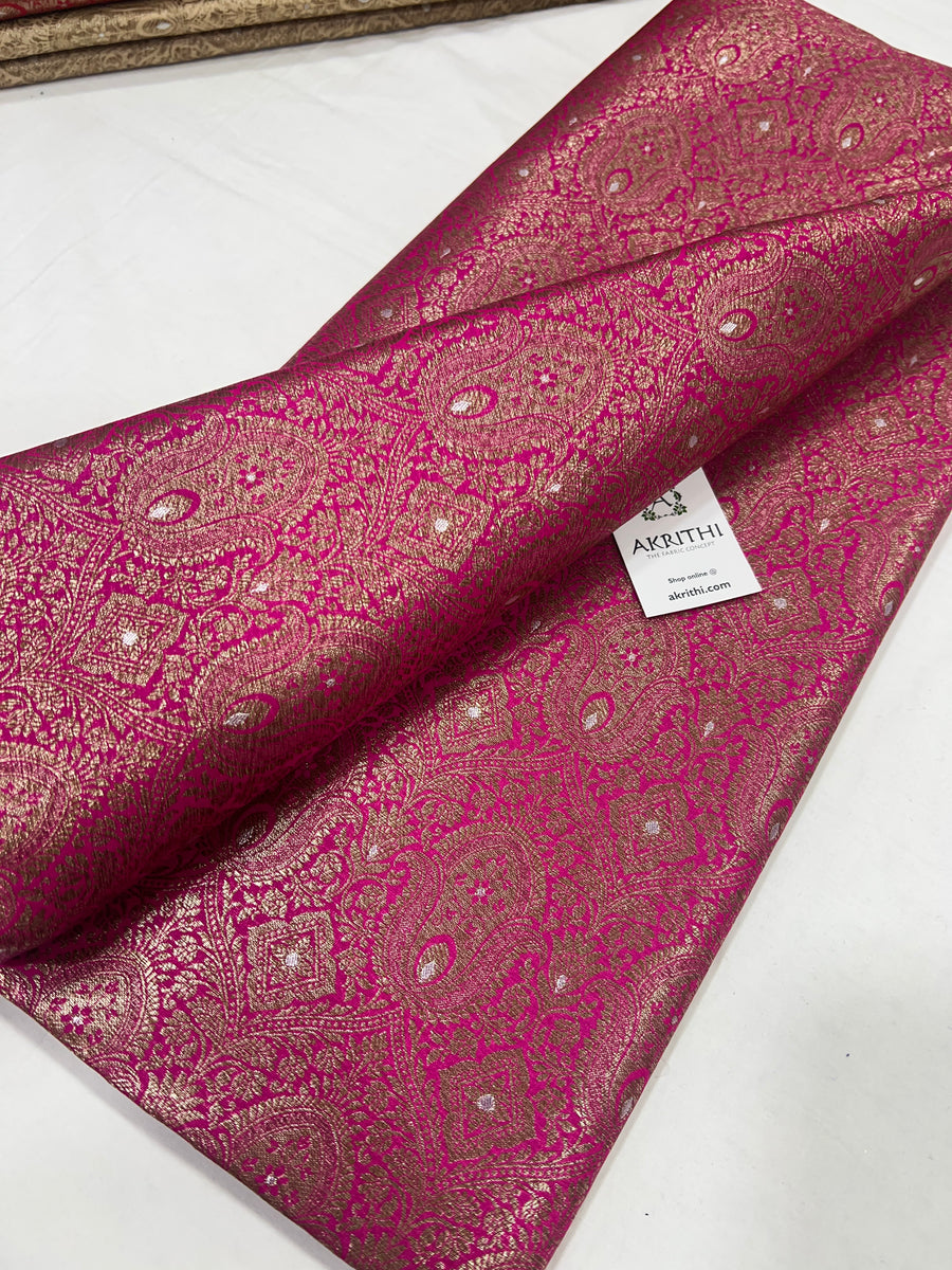 Pure Banarasi brocade fabric