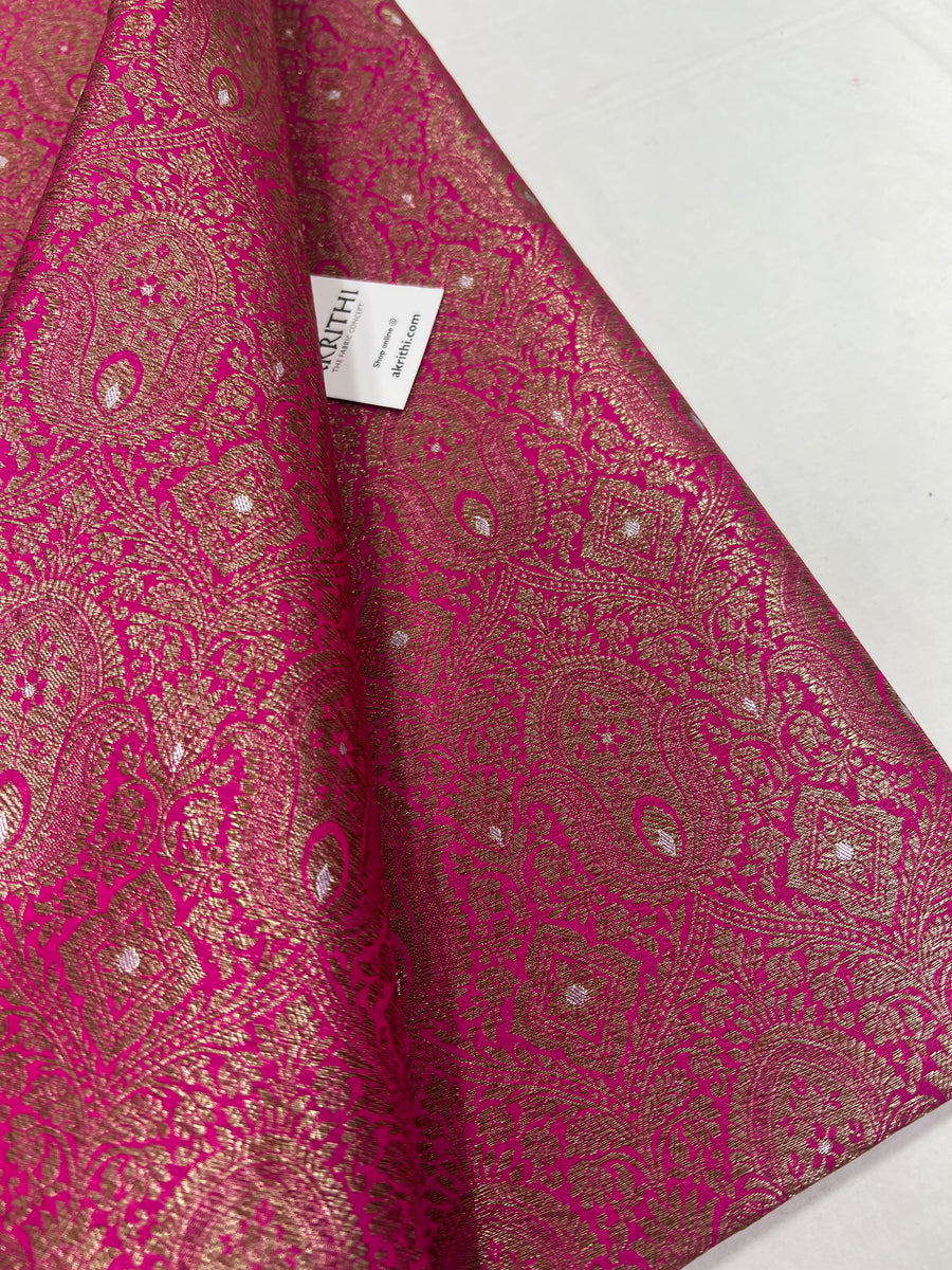 Pure Banarasi brocade fabric