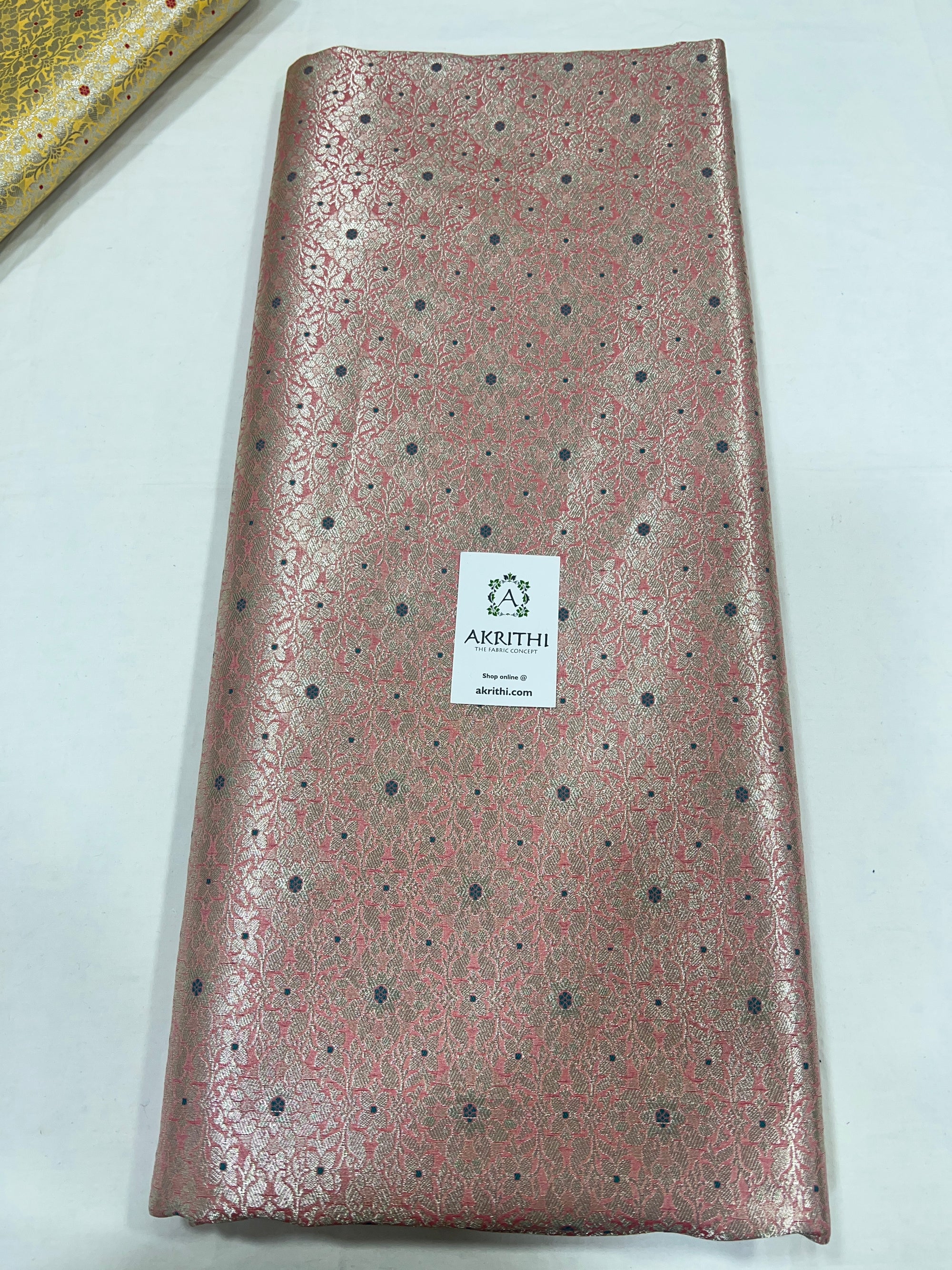 Pure Banarasi brocade fabric