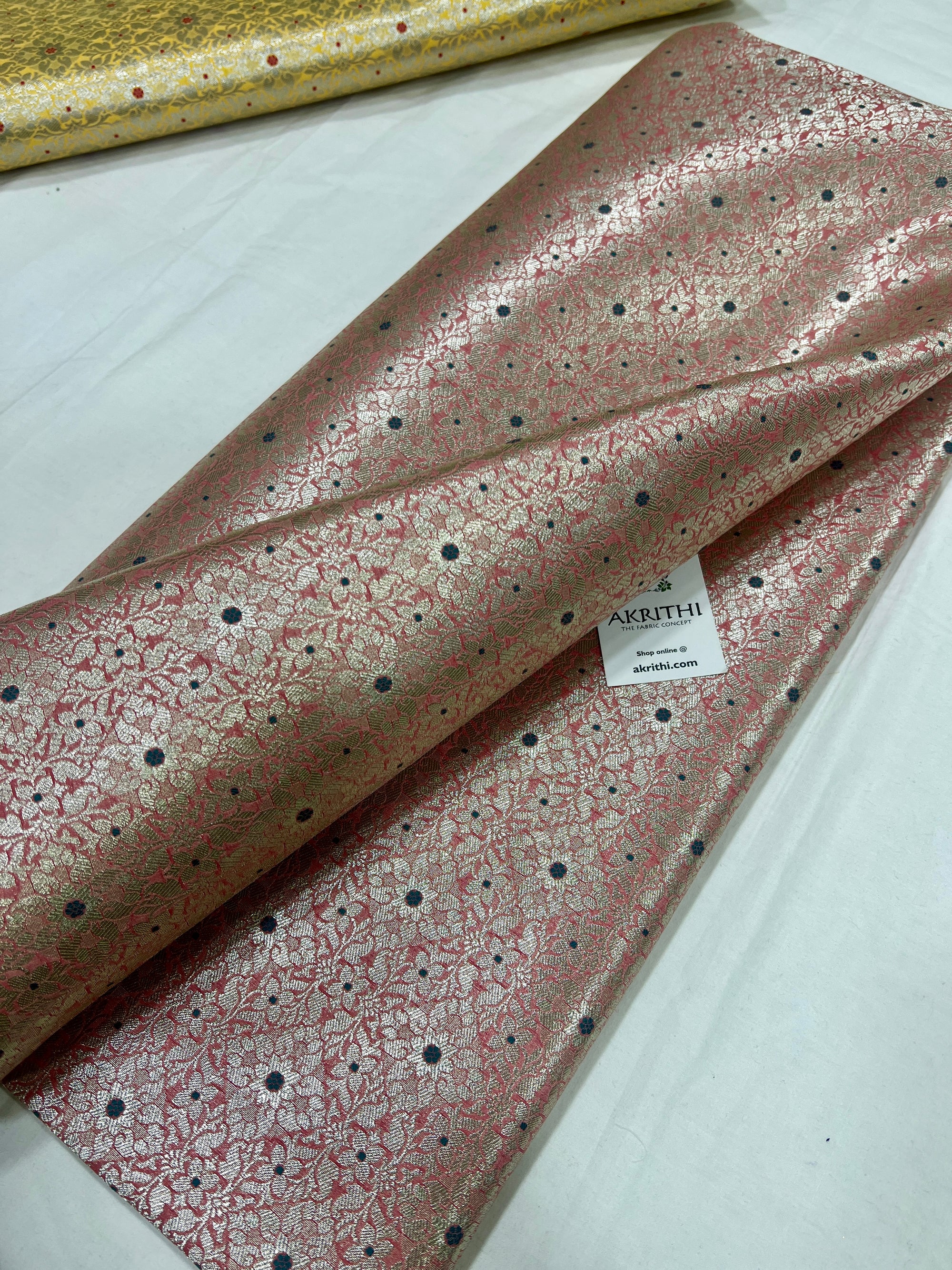 Pure Banarasi brocade fabric