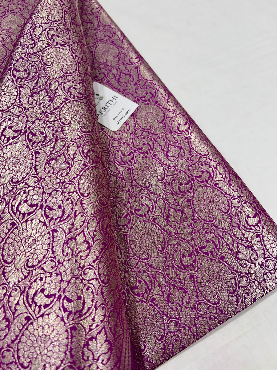 Pure Banarasi brocade fabric