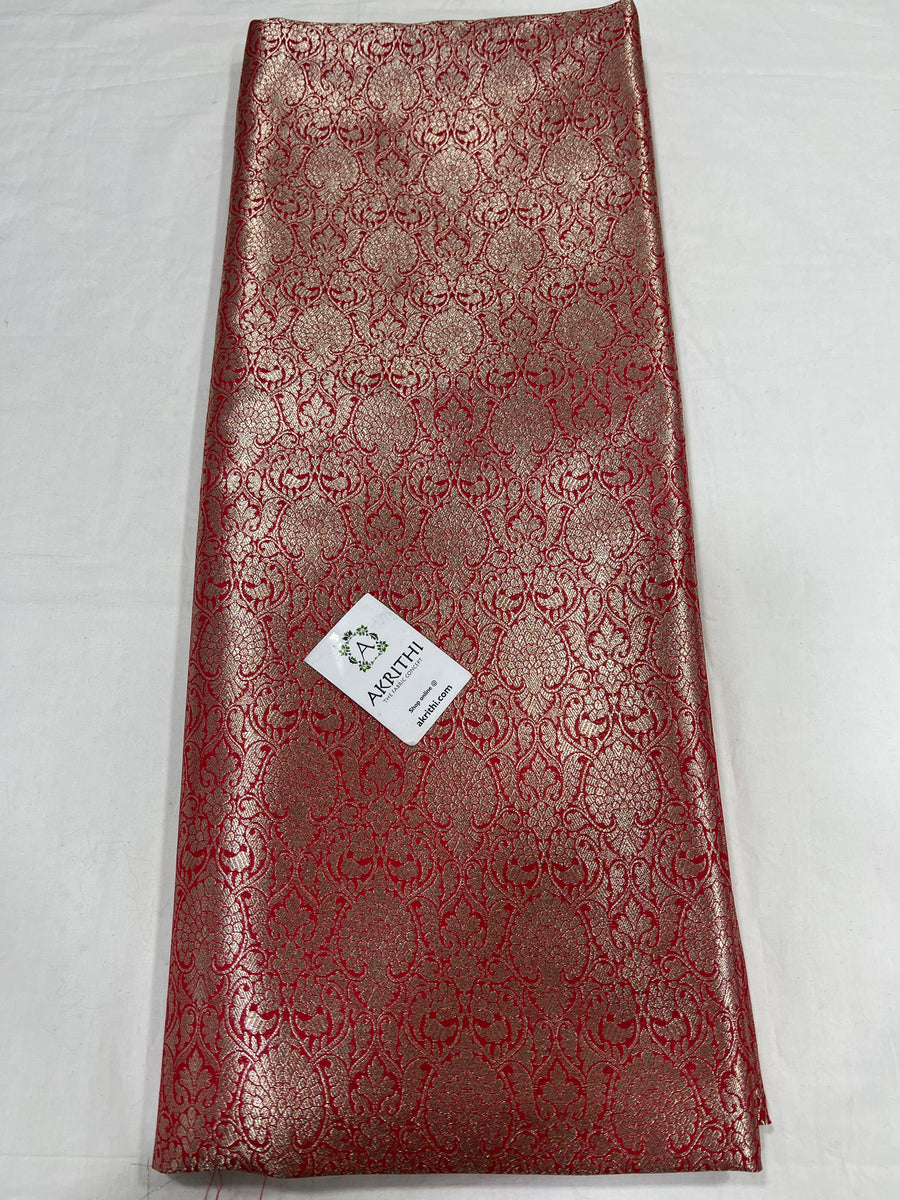 Pure Banarasi brocade fabric