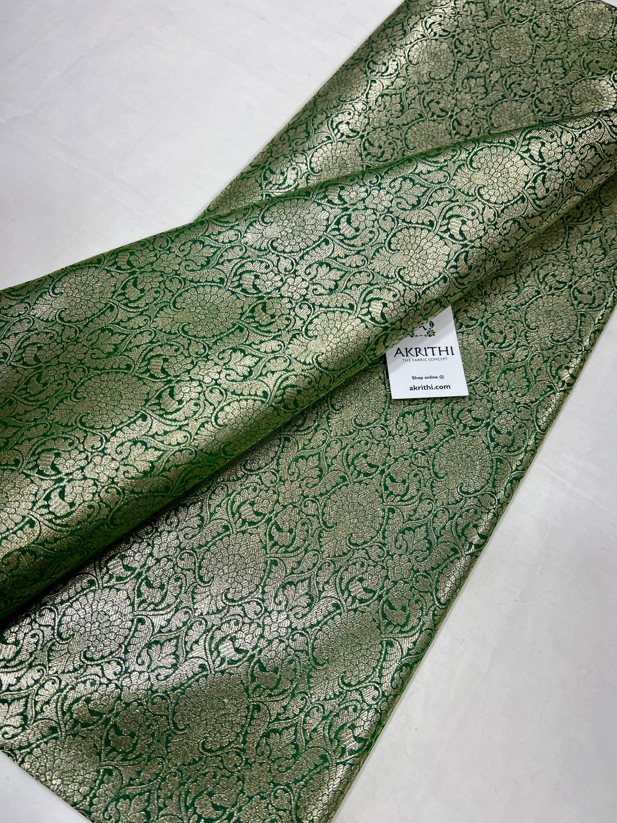 Pure Banarasi brocade fabric